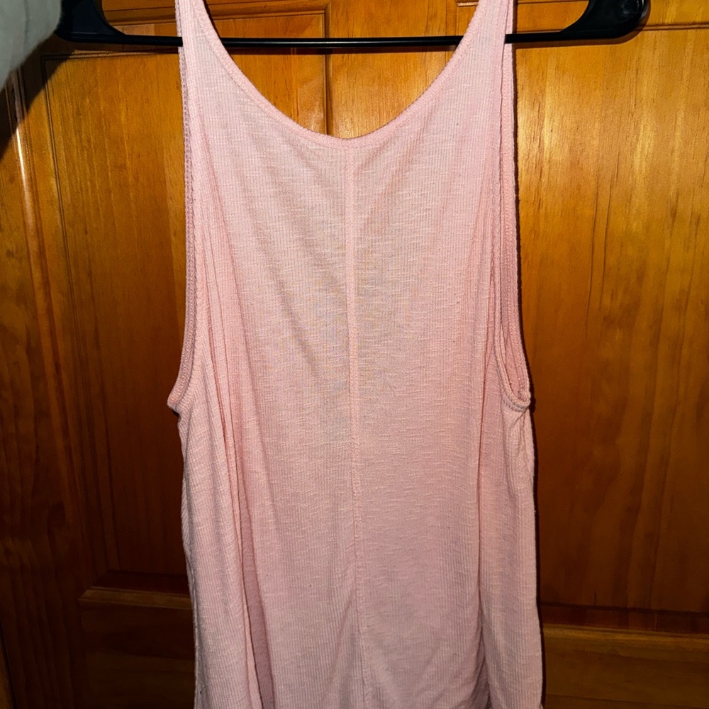 Free People Light Pink Tank Top Medium